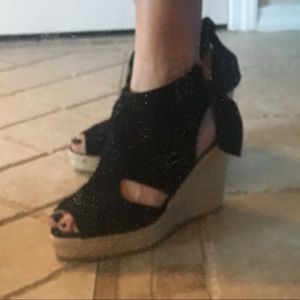 paseart suede wedges